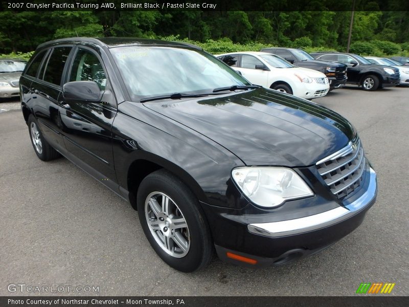 Brilliant Black / Pastel Slate Gray 2007 Chrysler Pacifica Touring AWD