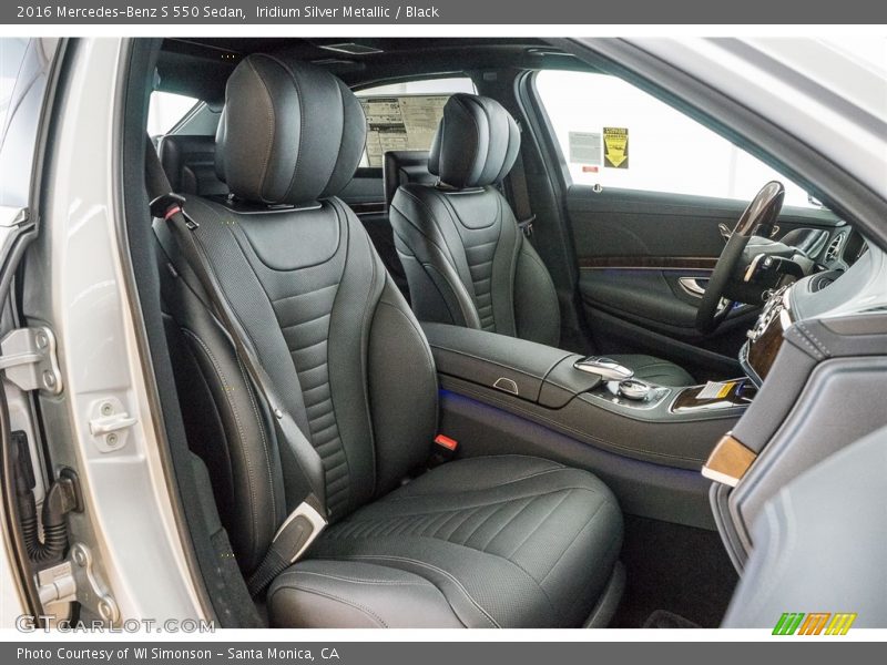Iridium Silver Metallic / Black 2016 Mercedes-Benz S 550 Sedan
