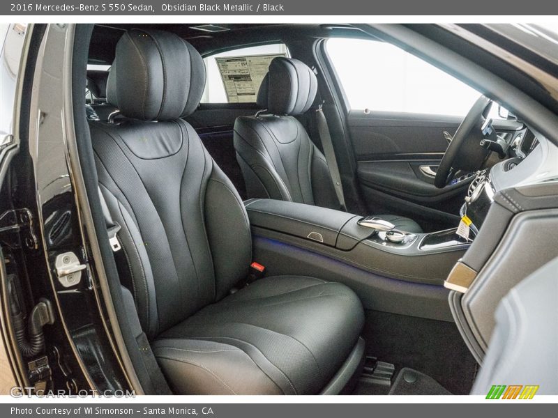 Obsidian Black Metallic / Black 2016 Mercedes-Benz S 550 Sedan
