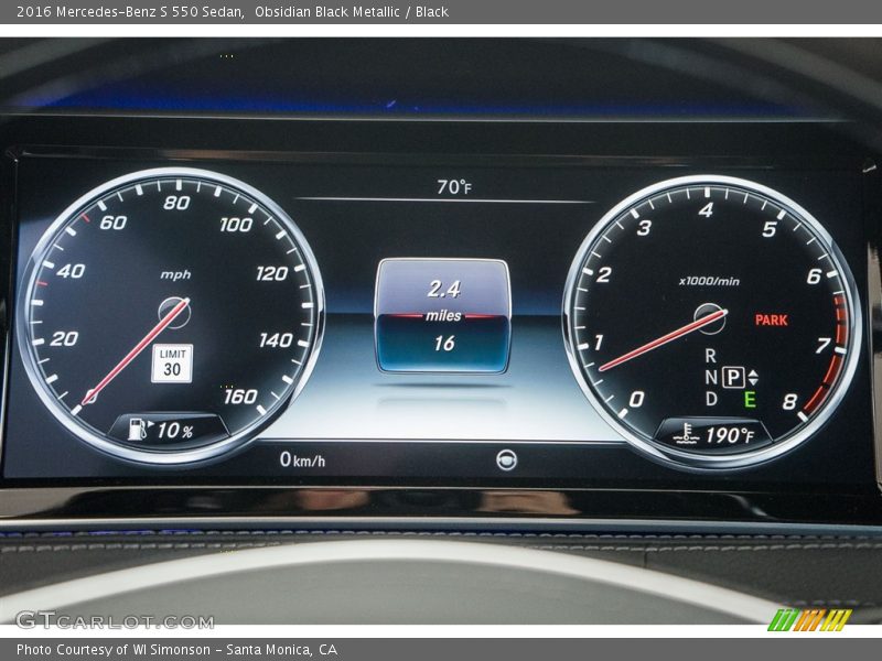 Obsidian Black Metallic / Black 2016 Mercedes-Benz S 550 Sedan