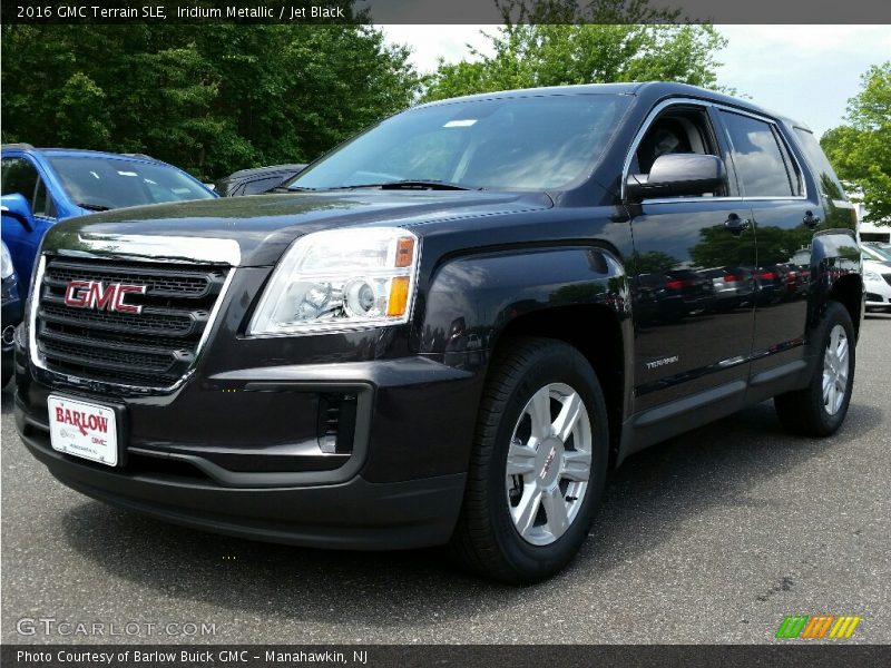 Iridium Metallic / Jet Black 2016 GMC Terrain SLE