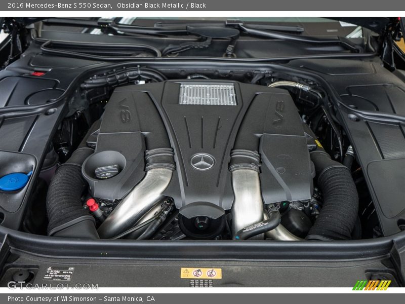 Obsidian Black Metallic / Black 2016 Mercedes-Benz S 550 Sedan