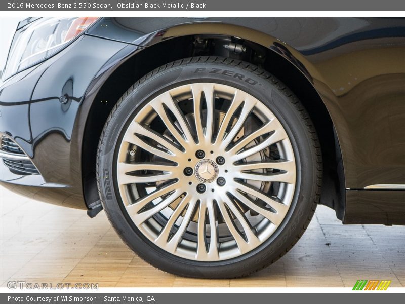 Obsidian Black Metallic / Black 2016 Mercedes-Benz S 550 Sedan
