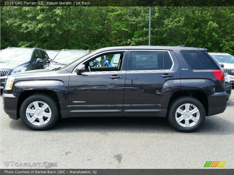 Iridium Metallic / Jet Black 2016 GMC Terrain SLE