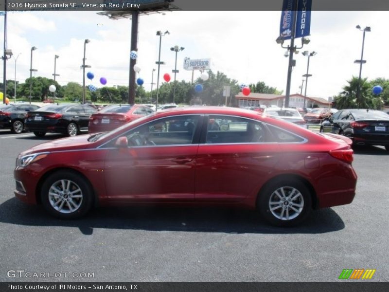 Venetian Red / Gray 2016 Hyundai Sonata SE