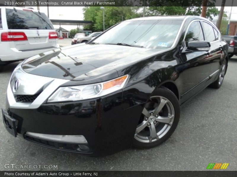 Crystal Black Pearl / Parchment 2010 Acura TL 3.5 Technology