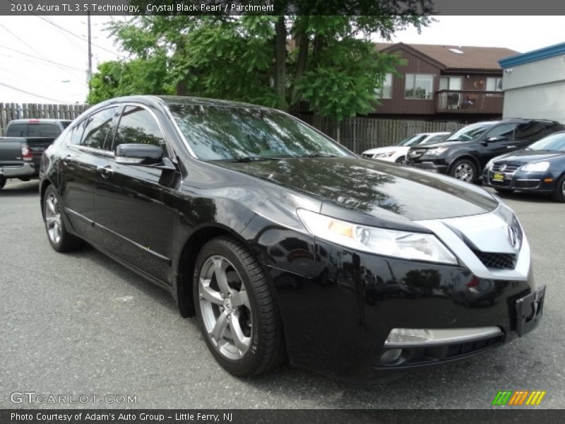 Crystal Black Pearl / Parchment 2010 Acura TL 3.5 Technology