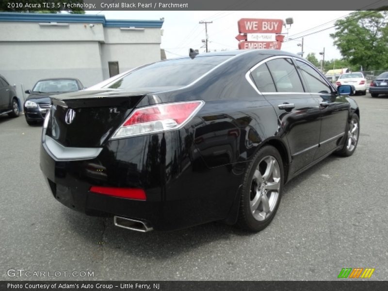 Crystal Black Pearl / Parchment 2010 Acura TL 3.5 Technology