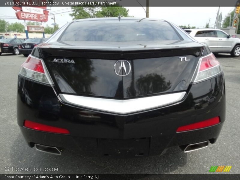 Crystal Black Pearl / Parchment 2010 Acura TL 3.5 Technology