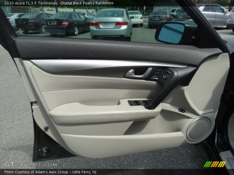 Crystal Black Pearl / Parchment 2010 Acura TL 3.5 Technology