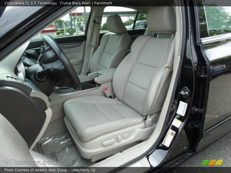 Crystal Black Pearl / Parchment 2010 Acura TL 3.5 Technology