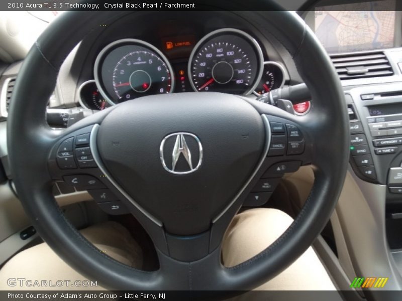 Crystal Black Pearl / Parchment 2010 Acura TL 3.5 Technology