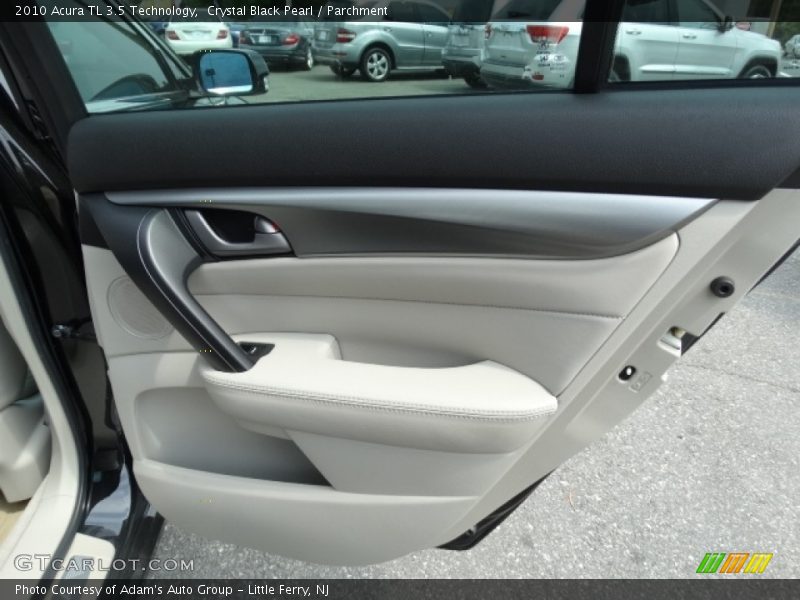 Crystal Black Pearl / Parchment 2010 Acura TL 3.5 Technology