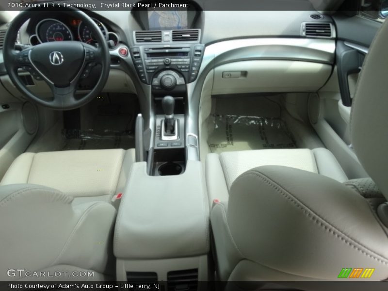 Crystal Black Pearl / Parchment 2010 Acura TL 3.5 Technology