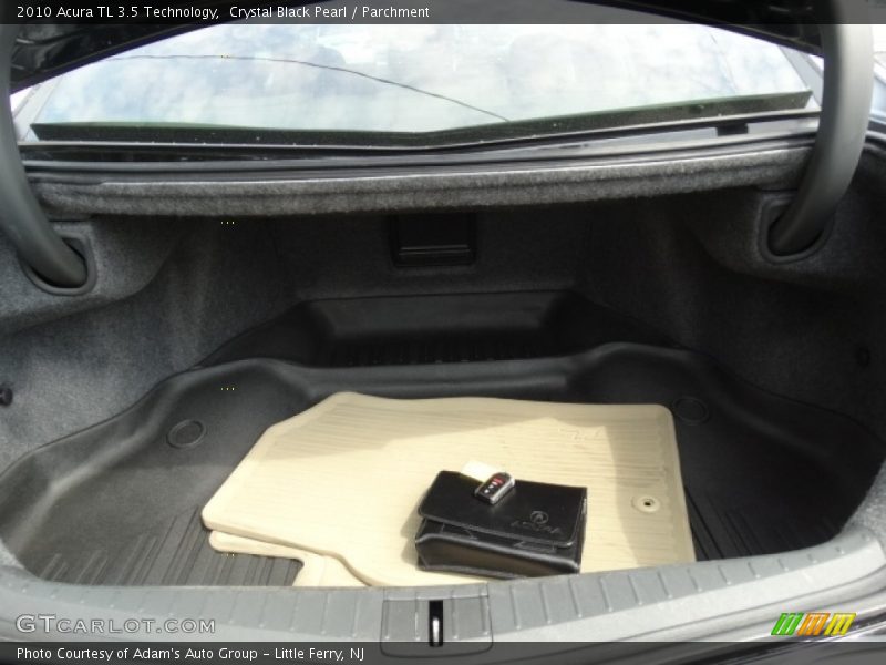 Crystal Black Pearl / Parchment 2010 Acura TL 3.5 Technology