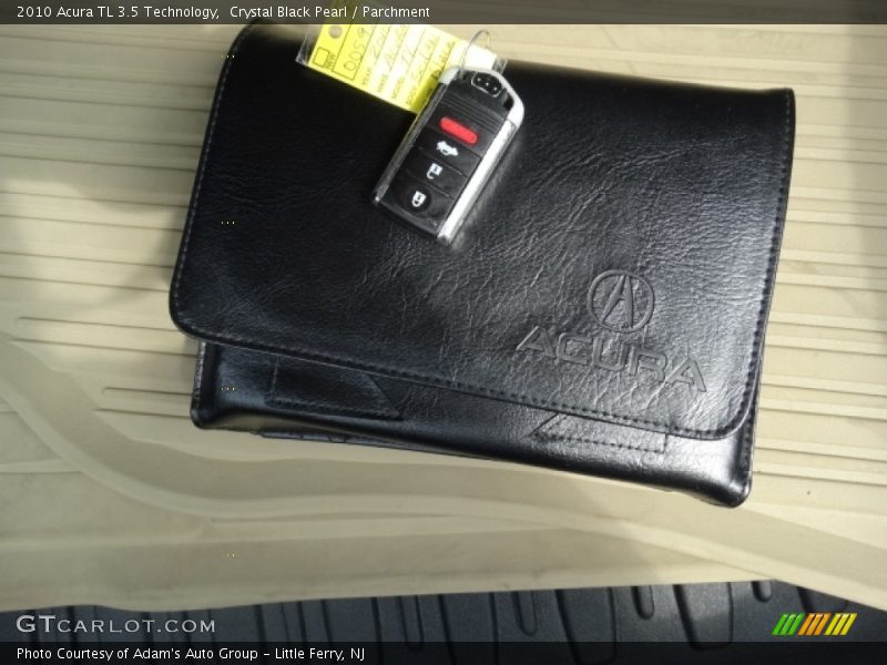 Crystal Black Pearl / Parchment 2010 Acura TL 3.5 Technology