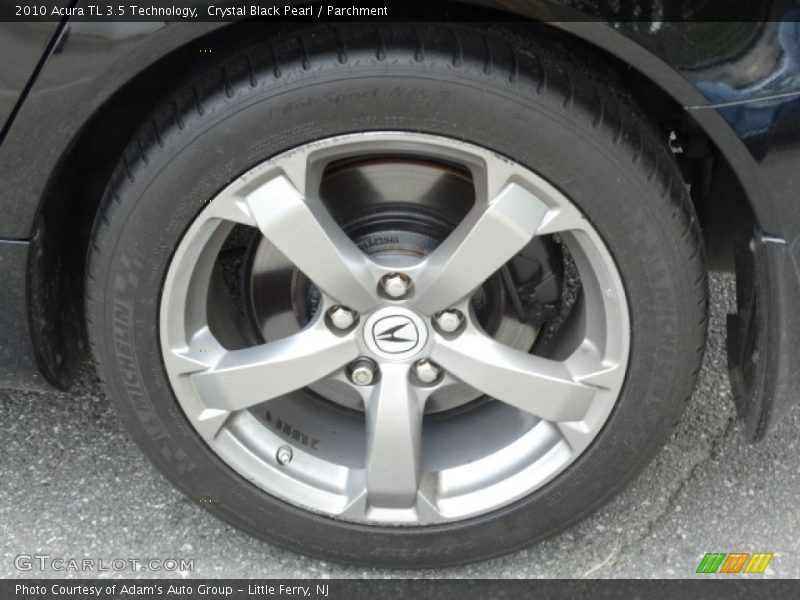 Crystal Black Pearl / Parchment 2010 Acura TL 3.5 Technology