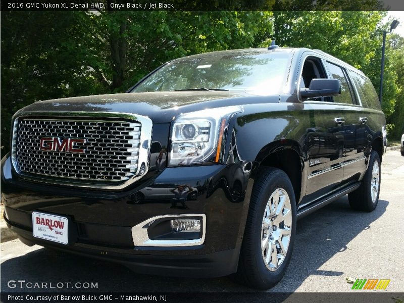 Onyx Black / Jet Black 2016 GMC Yukon XL Denali 4WD