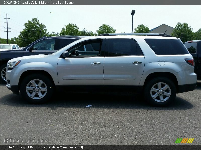 Iridium Metallic / Ebony 2016 GMC Acadia SLE
