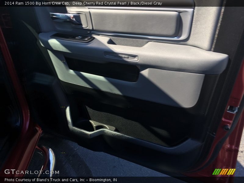 Deep Cherry Red Crystal Pearl / Black/Diesel Gray 2014 Ram 1500 Big Horn Crew Cab
