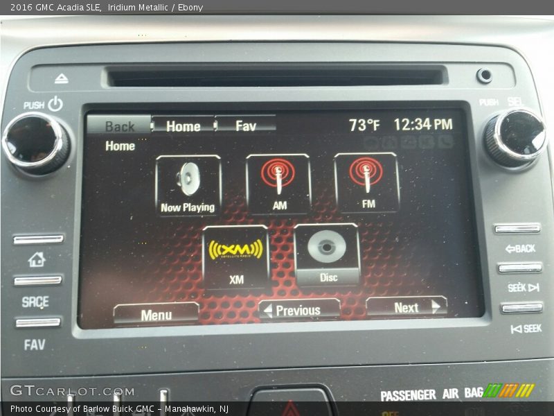 Iridium Metallic / Ebony 2016 GMC Acadia SLE
