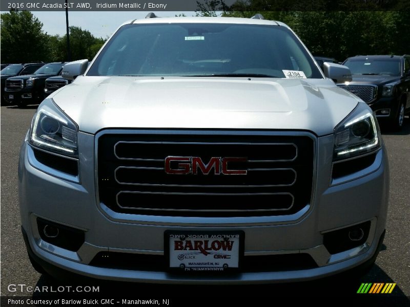 Iridium Metallic / Ebony 2016 GMC Acadia SLT AWD