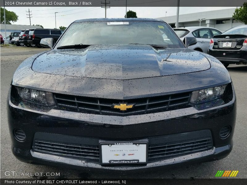 Black / Black 2014 Chevrolet Camaro LS Coupe