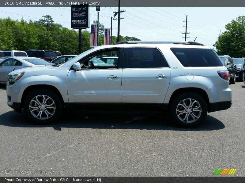 Iridium Metallic / Ebony 2016 GMC Acadia SLT AWD