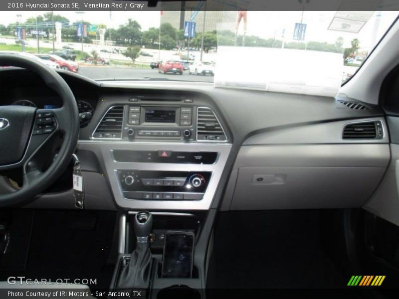 Venetian Red / Gray 2016 Hyundai Sonata SE