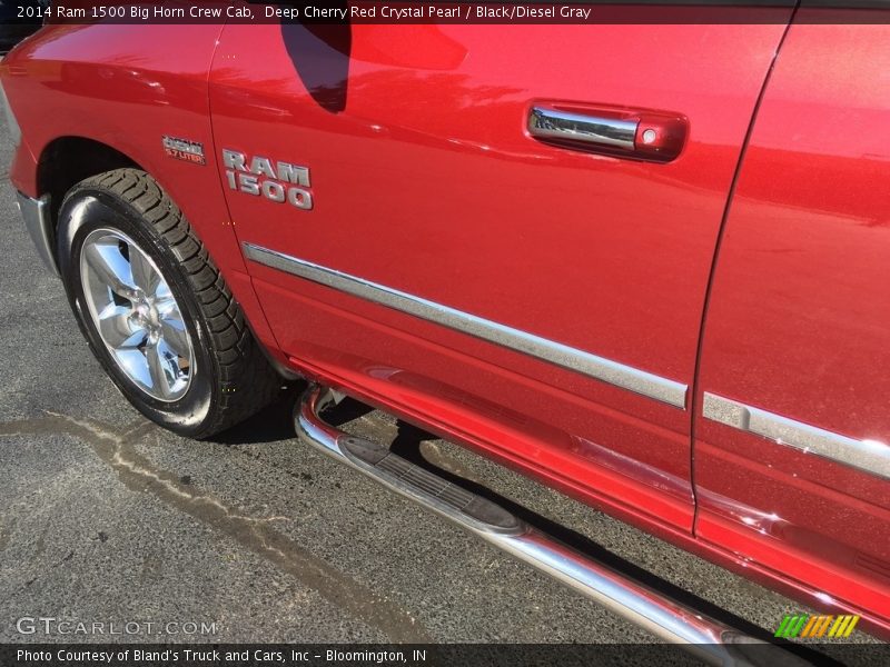 Deep Cherry Red Crystal Pearl / Black/Diesel Gray 2014 Ram 1500 Big Horn Crew Cab