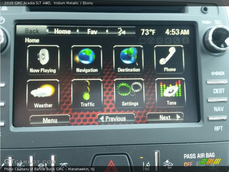 Iridium Metallic / Ebony 2016 GMC Acadia SLT AWD