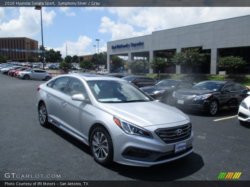 Symphony Silver / Gray 2016 Hyundai Sonata Sport