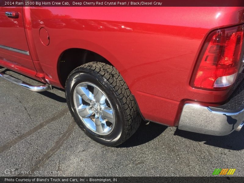 Deep Cherry Red Crystal Pearl / Black/Diesel Gray 2014 Ram 1500 Big Horn Crew Cab