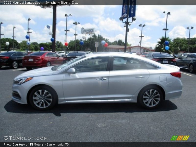 Symphony Silver / Gray 2016 Hyundai Sonata Sport