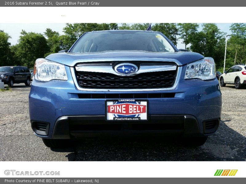 Quartz Blue Pearl / Gray 2016 Subaru Forester 2.5i