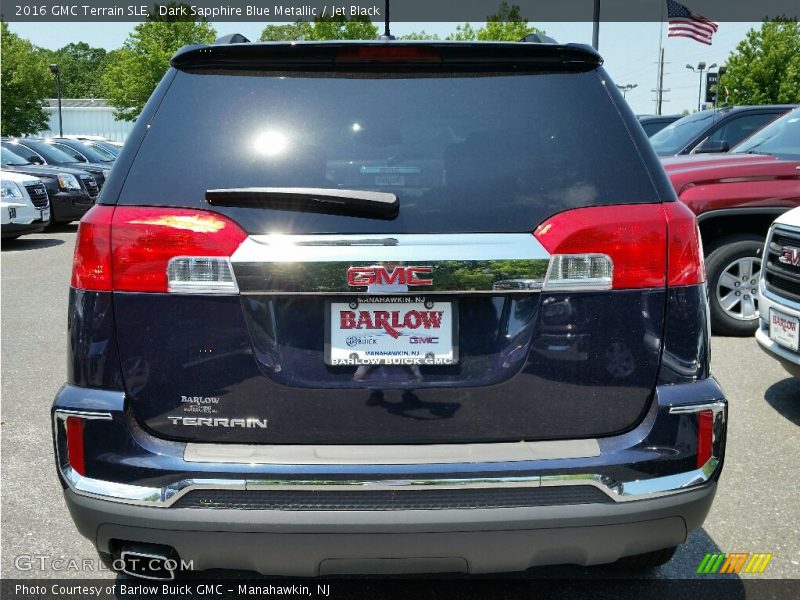 Dark Sapphire Blue Metallic / Jet Black 2016 GMC Terrain SLE