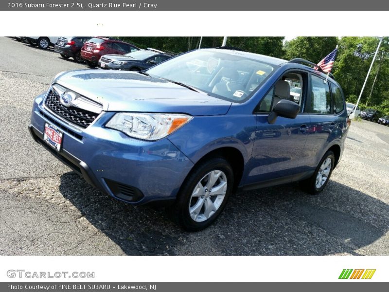 Quartz Blue Pearl / Gray 2016 Subaru Forester 2.5i