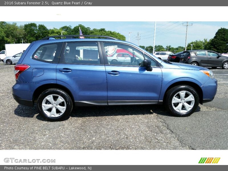 Quartz Blue Pearl / Gray 2016 Subaru Forester 2.5i