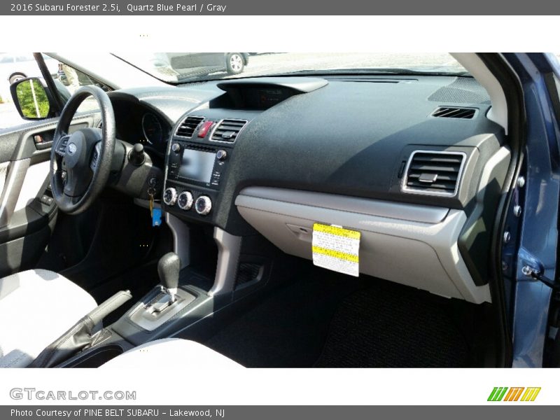 Quartz Blue Pearl / Gray 2016 Subaru Forester 2.5i