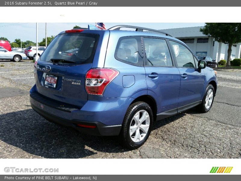 Quartz Blue Pearl / Gray 2016 Subaru Forester 2.5i