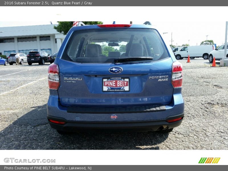 Quartz Blue Pearl / Gray 2016 Subaru Forester 2.5i