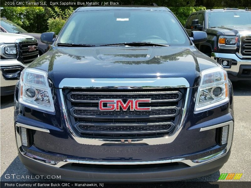 Dark Sapphire Blue Metallic / Jet Black 2016 GMC Terrain SLE