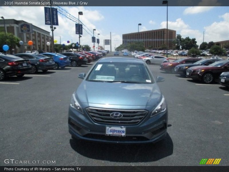 Nouveau Blue / Gray 2016 Hyundai Sonata Sport