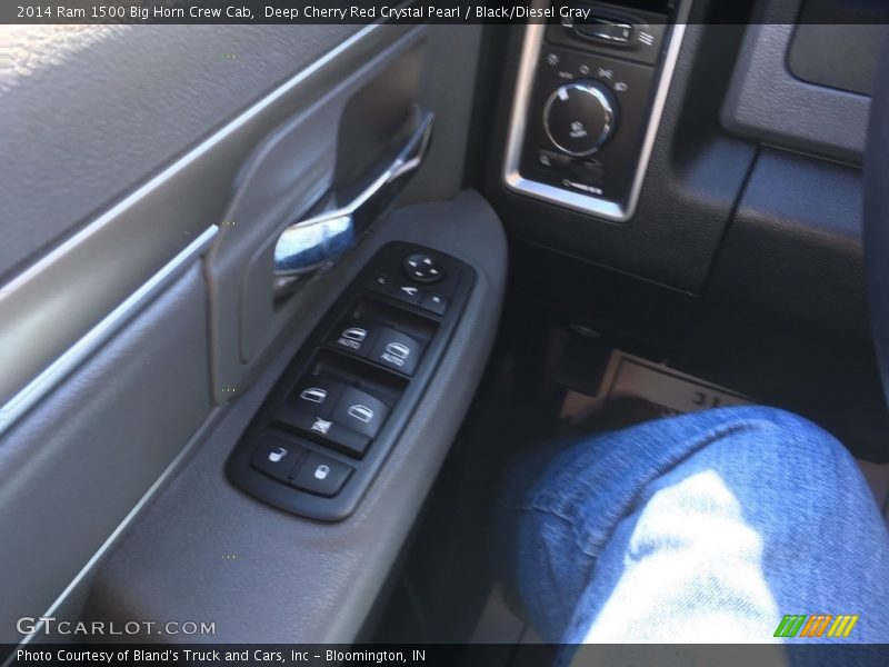 Deep Cherry Red Crystal Pearl / Black/Diesel Gray 2014 Ram 1500 Big Horn Crew Cab