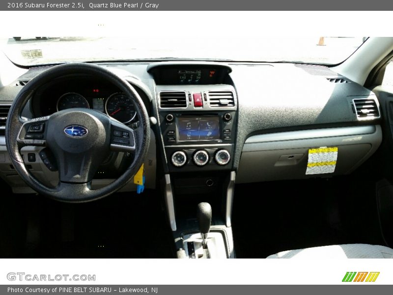 Quartz Blue Pearl / Gray 2016 Subaru Forester 2.5i