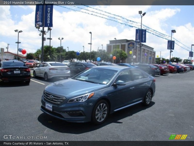 Nouveau Blue / Gray 2016 Hyundai Sonata Sport
