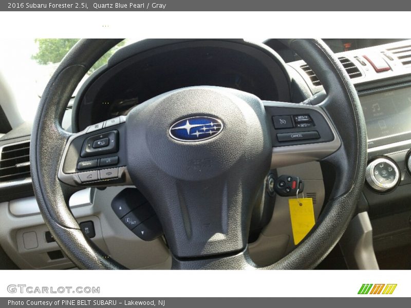 Quartz Blue Pearl / Gray 2016 Subaru Forester 2.5i