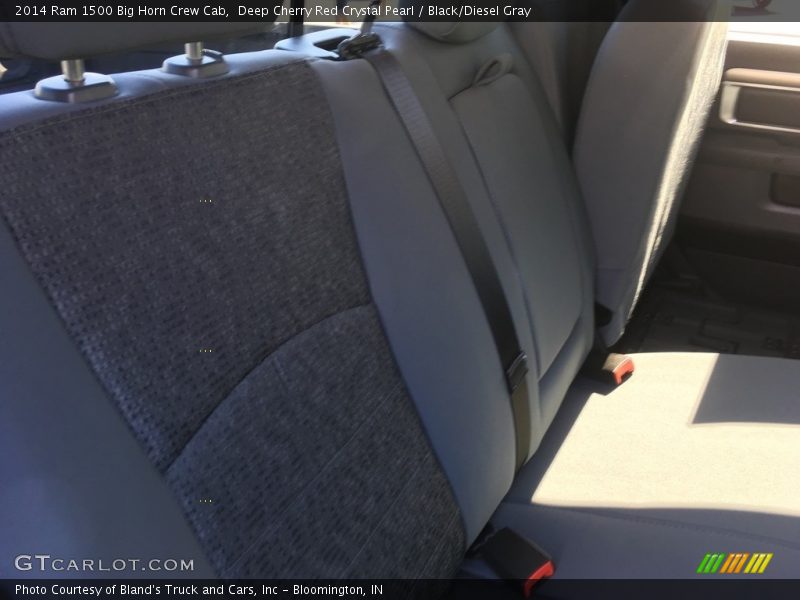 Deep Cherry Red Crystal Pearl / Black/Diesel Gray 2014 Ram 1500 Big Horn Crew Cab