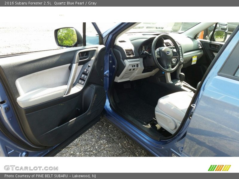 Quartz Blue Pearl / Gray 2016 Subaru Forester 2.5i