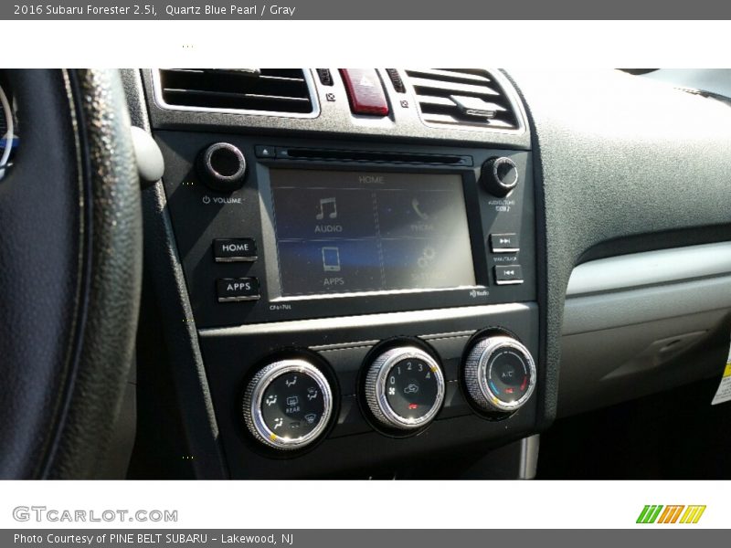 Quartz Blue Pearl / Gray 2016 Subaru Forester 2.5i